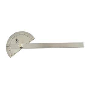 Metrologie Rapporteur d'angle inox secteur 90 règle 170mm BGT