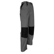 Pantalon SULFATE bicolore coton/poly gris/noir LMA