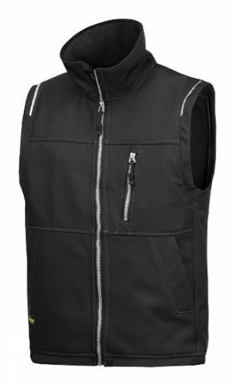 Voie respiratoire Gilet soft Shell sans manches noir taille M BGT