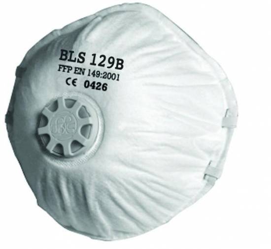 Voie respiratoire Masque coque FFP2 R D valve (X15) BLS