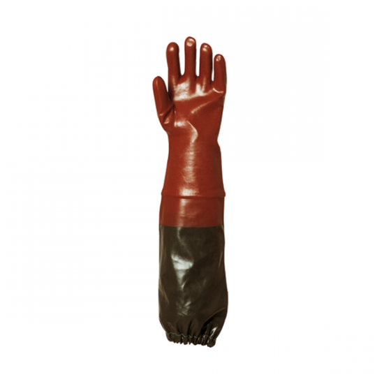 Gant PVC rouge enduit 65cm Actifresh T8.5/9 acide BGT