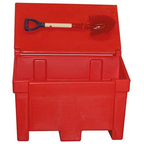 Produit d'hygiène Bac Coffre - 200 Litres - L 980 x l 500 x h 690 mm - Rouge Avec Pelle BGT