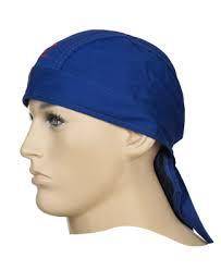 Produit d'hygiène Bonnet 23-3612 Fire Fox™ Doo-Rag bleu, ignifugé Weldas