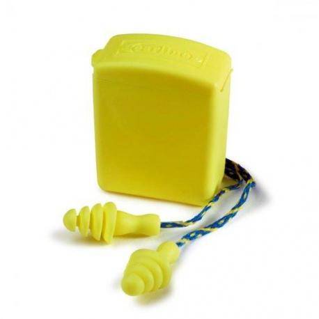 Anti-bruit Bouchon oreille BUP antibruit avec corde, jaune, 1 paire/boite BGT