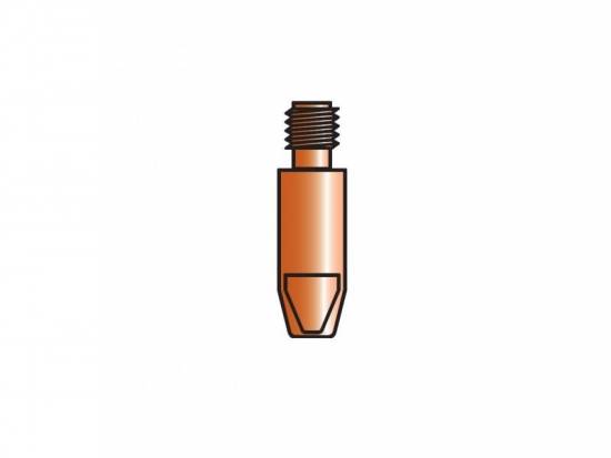 MIG/MAG voir MD0009-80 // Tube contact Ø1.0mm M6 CuCrZr (l'unité/sachet 20u) Trafimet