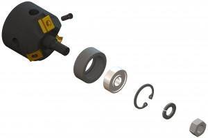 Orbital Kit toupie V30° avec galet et 3 plaquettes Axxair