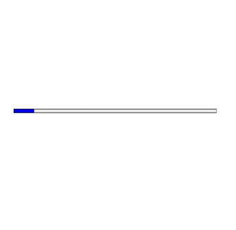 TIG Electrode tungstene OR lanthane 1.5% Ø1.6mm X 150