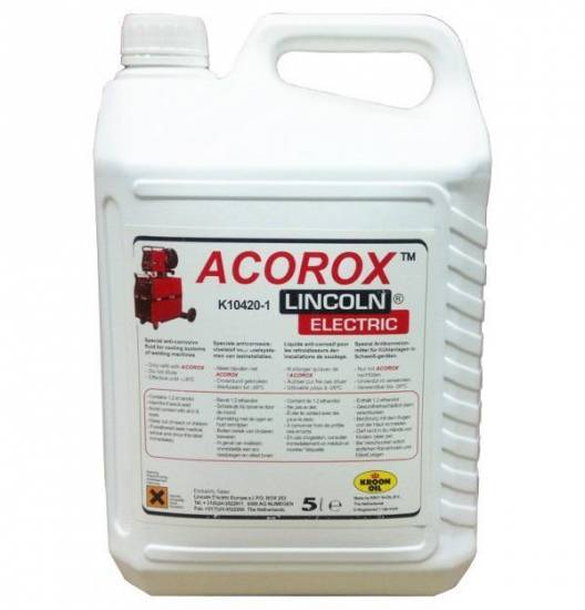 TIG Liquide de refroidissement ACOROX (2x5 litres) Lincoln Electric