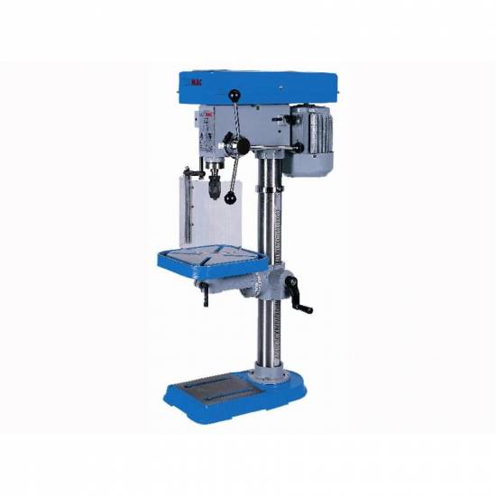 Machine Outil Perceuse d'etabli 230v 0.37kw cap : 16mm 5 vitesses CM2  50kg Promac