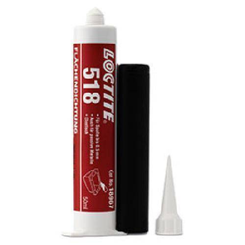 Colle et Etanchéité Pâte d'étanchéité Loctıte UNIJOINT 518, Ester diméthacrylate Rouge, Seringue 50 ml