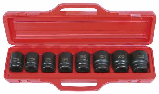 Outillage a main Coffret de douilles a chocs 3/4'', 8 pcs 26 a 38 mm KS TOOLS