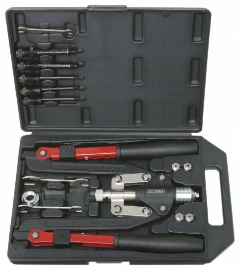 Outillage a main Coffret de pince a rivets et ecrous aveugles 2 bras pliant KS TOOLS