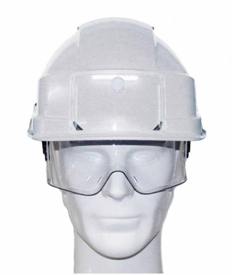 Divers CASQUE BLANC AV.AERAT.BTP CREMAILLERE LUNETTE INTEGRE