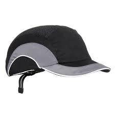 Anti-chute Casquette HardCap A1+™ Noir Visiere 7 cm JSP