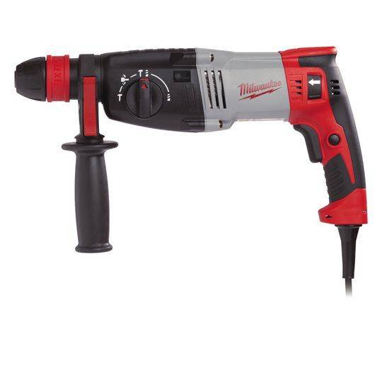 Perforateur Perfo-burineur PH28X SDS+ 820W 3.4J CAP/28 mm Béton Livré avec mandrin 13 mm Milwaukee