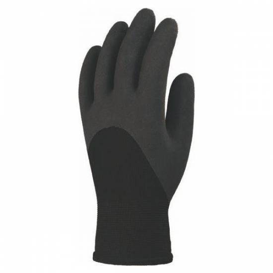 Gant EUROWINTER enduit mousse latex noir dos aéré T.10