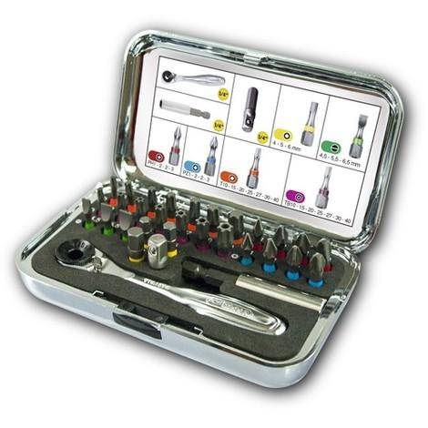 Outillage a main Coffret d'embouts de vissage TORSIONpower, 31 pcs - édition 25 ans KS TOOLS