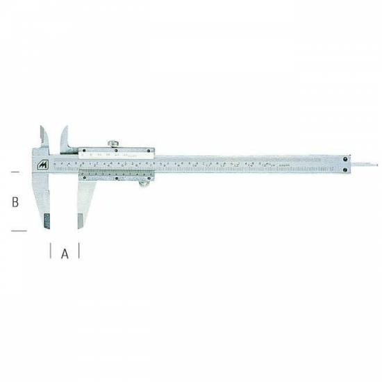 Metrologie Pied a coulisse Atelier 150 mm Blocage a vis Metrica