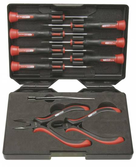 Outillage a main Coffret de pinces et tournevis électroniques KS TOOLS
