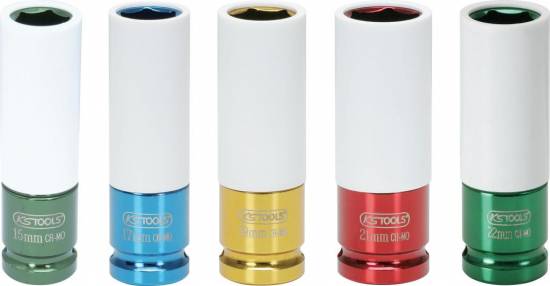 Outillage a main Douille choc bleue 17mm G1/2" KS TOOLS