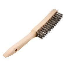 Finition Brosse metallique inox 2 rangs EHBW fil 0.3 Rhodius