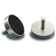 Divers Aimant ceramique avec enveloppe acier nickele dia.32 sortie male filetée M5 Force 8 kg