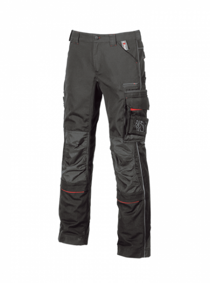 Pantalon DRIFT Grey meteorite 65% Poly 35% Coton Canvas 300 gr/m2 U-POWER