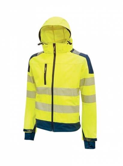 Pantalon HV Veste Softshell HV jaune fluo CL II