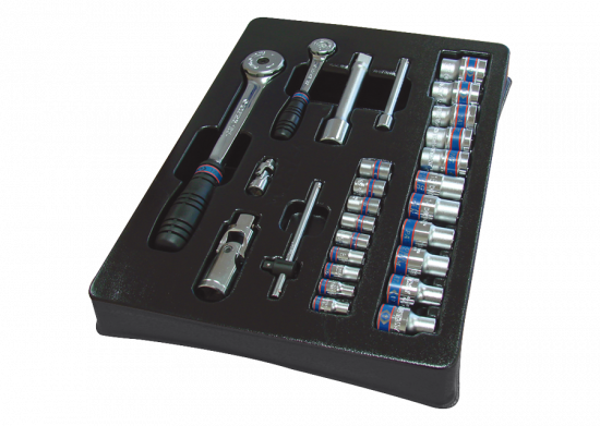 Outillage a main Coffret 1/4" - 1/2" 27 pièces