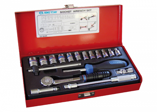 Outillage a main Coffret 1/4" 18 pièces
