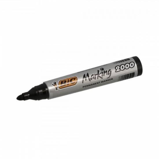 Divers Marqueur noir point ogive Larg trait 1.7 mm permanent bic