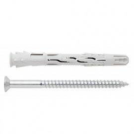 Visserie Fixation T-NUX A - CHEVILLE FRAPPER. TÊTE FRAISÉE TORX 10 X 100 (Le cent / Boite 50)