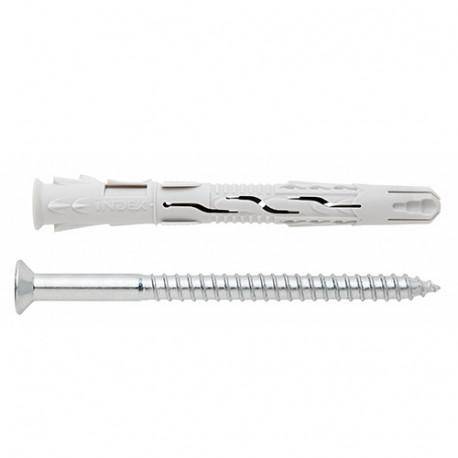 Visserie Fixation T-NUX A - CHEVILLE FRAPPER. TÊTE FRAISÉE TORX 8 X 80 (Le cent / Boite 50)