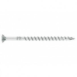 Visserie Fixation TEX-ZT - VIS À BOIS ZINGUÉE TORX 6 X 140 (Le cent/Boite 100)