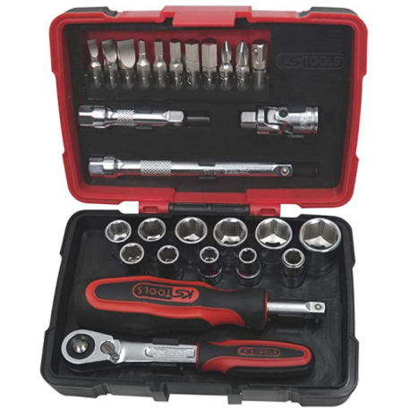 Outillage a main Coffret douille 1/4 et accessoires Ultra Compact