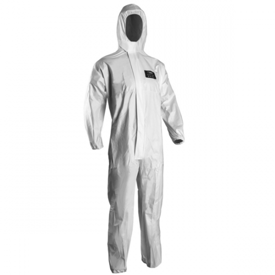 Divers COVERPRO 5S10 Combinaison SMS 50g Type 5&6 cagoule, blanc T4 XL