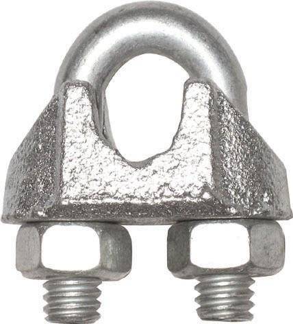 Divers Serre cable Galva dia 5 mm