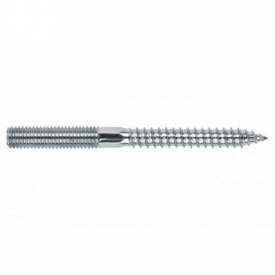 Visserie Fixation TIGE DOUBLE FILETAGE ZINGUÉE FILETAGE M8 Ø MM L 110 MM (le cent/boite de 100)