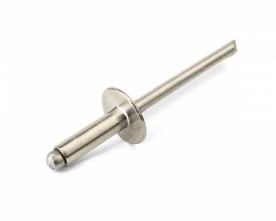 Visserie Fixation Rivet tete large alu M4 x12x12 bte de 500 Far