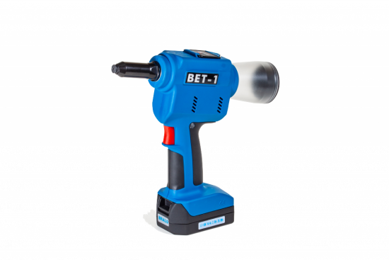 Visserie Fixation Riveteuse à batterie BET-1 avec 2 batteries de 2.0Ah