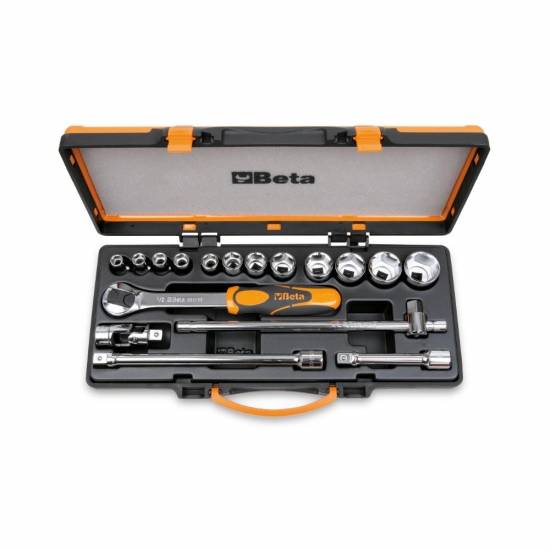 Outillage a main 920A/C12X-COFFRET 12 DOUILLES+5 ACC.1/2 BETA TOOLS