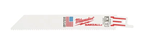 Abrasif Lame scie sabre universelle metal/bois/plastique 150mm Milwaukee (5 pieces)