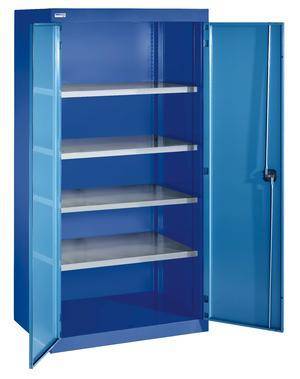 Mobilier Armoire 1950 x 1000 x prof:500mm 4 tablettes bleu