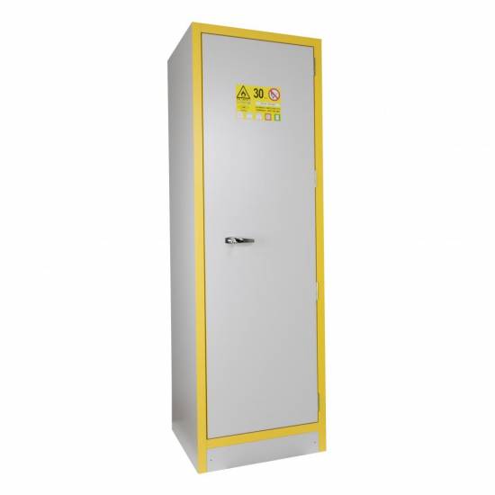 Mobilier Armoire de securite EN 14470-1 / 30minutes produits inflammables - 1 porte H1980 x 605 P 550 - 130 litres TRIONYX