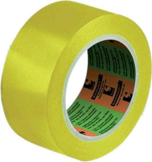 Colle et Etanchéité ADHESIF SIGNALISATION JAUNE 50X33M EP 0,16 MM BARNIER 2721