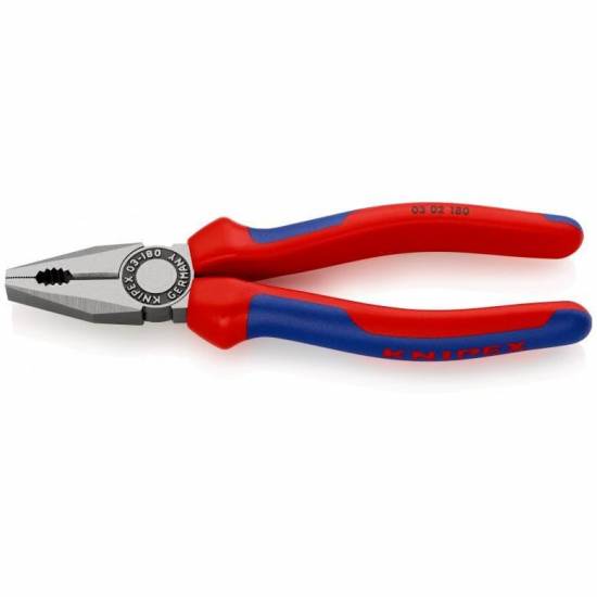 Outillage a main Pince universelle 180mm avec tranchant Knipex