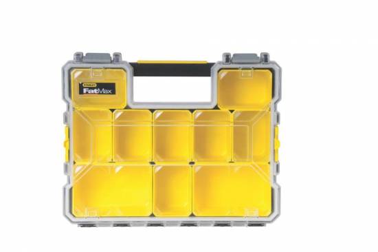 Stockage Retention Boite organiseur FATMAX etanche 10 compartiments amovibles prof 106mm Stanley