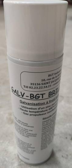 Colle et Etanchéité Aérosol galva brillant 450/600ml