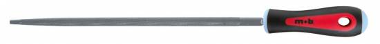 Outillage a main Lime ronde demi-douce emmanchée, L.250 mm Ø10 mm Mob - Mondelain