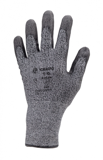 Gants EUROCUT 1CRAG CUT C. gris J13 end. PU gris T9 (La paire/Polybag 12) Coverguard